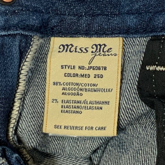 Miss Me Bling Boot Cut Sequin Jeans - Size 28 - Picture 14 of 15